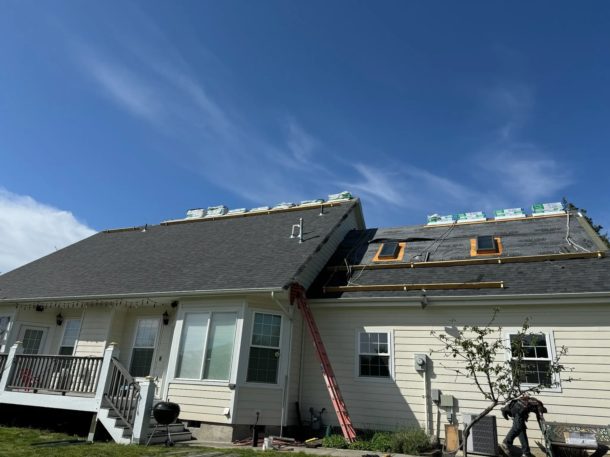 Roof replacement, during photo 2